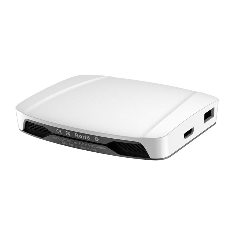 Carlinkit Tbox Trådløs Adapter - Apple CarPlay & Android Auto - UHD / USB-A - Hvid