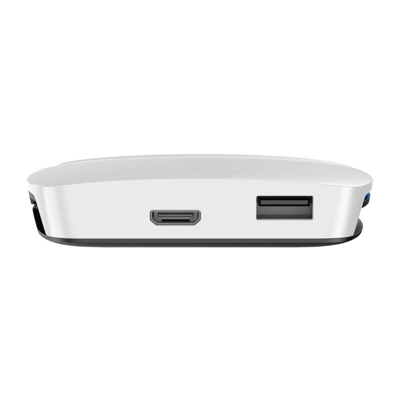 Carlinkit Tbox Trådløs Adapter - Apple CarPlay & Android Auto - UHD / USB-A - Hvid