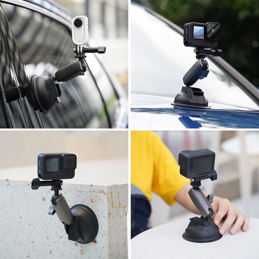 TELESIN Action Kamera / Smartphone Sugekop Montering - Sort