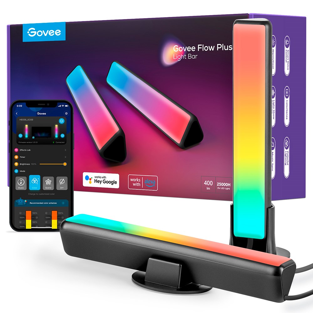 Govee Flow Plus Smart Light Bars - Sort