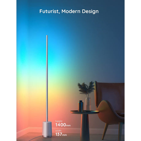 Govee Corner Lyra Floor Lamp - Sølv