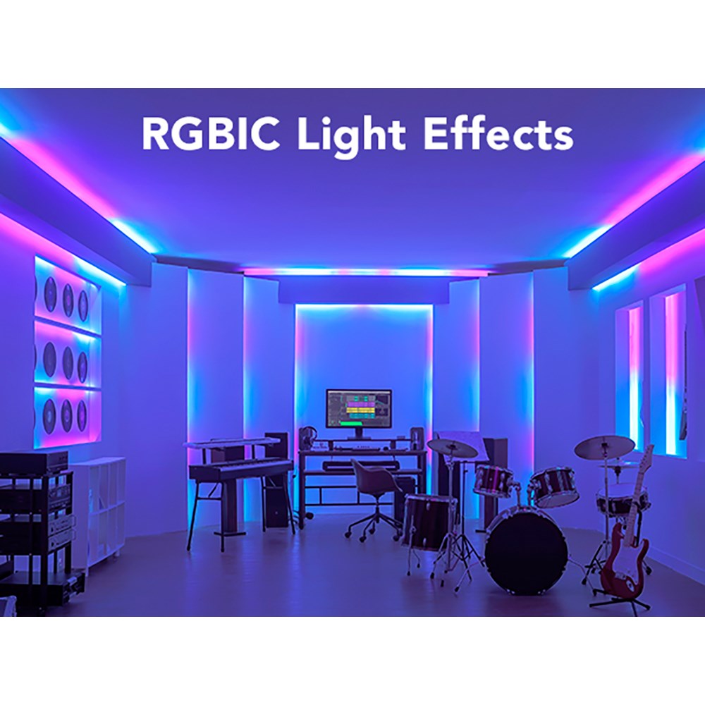 Govee LED RGBICW Strip Lights 5m - Hvid