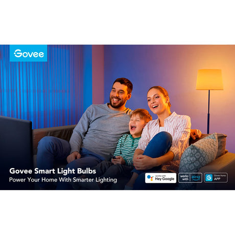 Govee 1200lm WIFI & Bluetooth Smart Light Bulb - Hvid