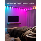 Govee RGBIC 3m String Downlights Loftslys - Hvid