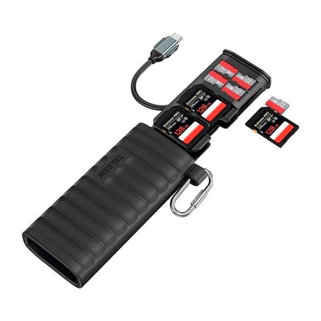 TELESIN - USB-C Multifunktionel Kortlæser - Sort