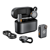 Hollyland LARK M2S Combo Trådløs Lavalier Mikrofon - Space Grey