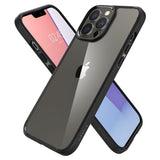 iPhone 13 Pro Max Spigen Ultra Hybrid Bagside Cover - Gennemsigtig / Sort