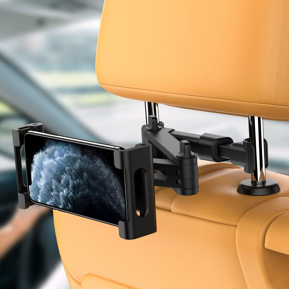 Tech-Protect Backseat Car Mount Til Bilens Nakkestøtte(10-14cm) - Sort