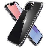 iPhone 13 Mini Spigen Ultra Hybrid Bagside Cover - Gennemsigtig