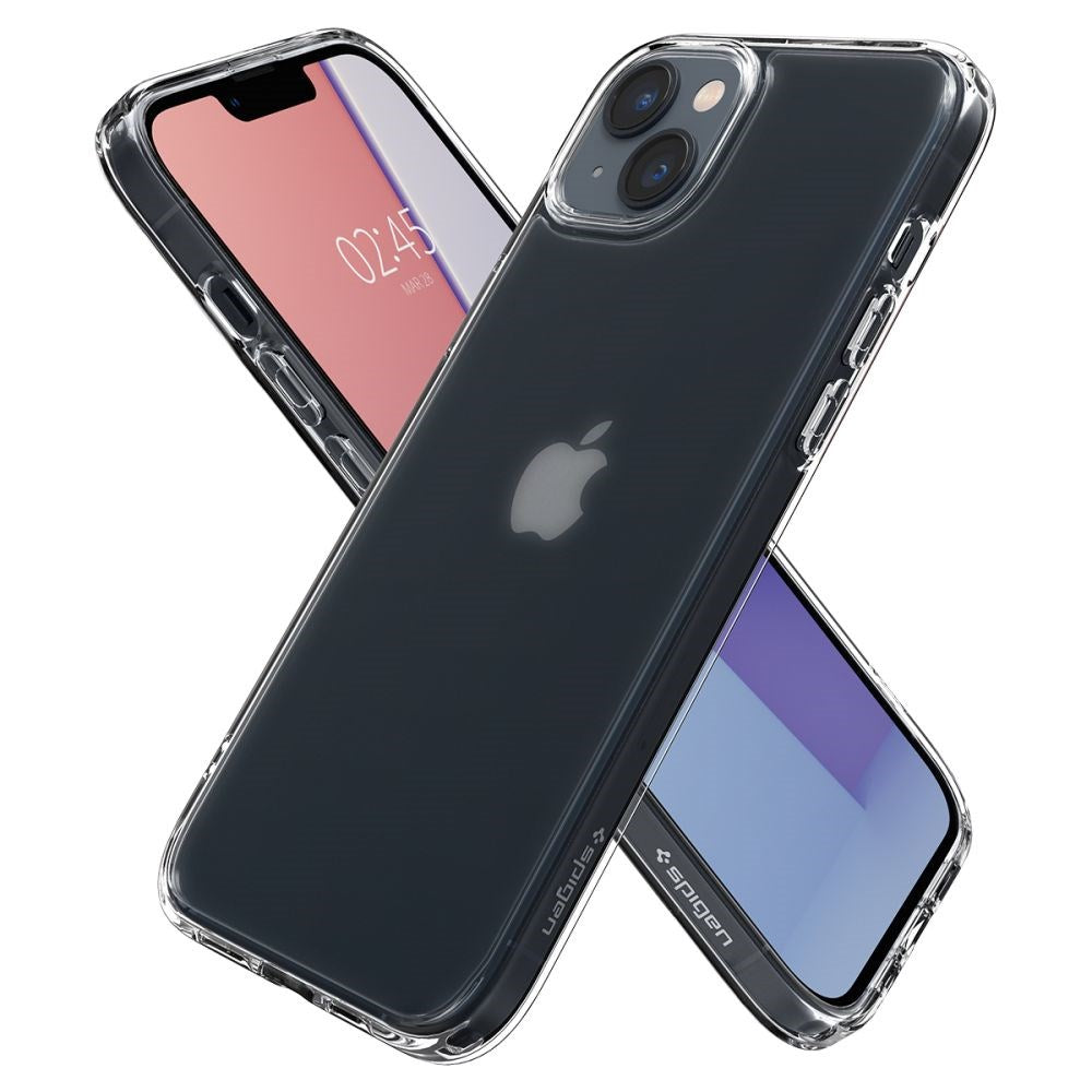 iPhone 14 Spigen Ultra Hybrid Bagside Cover - Mat Gennemsigtig