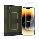 iPhone 15 Hofi Glass Pro+ Skærmbeskyttelsesglas - Case Friendly - Gennemsigtig