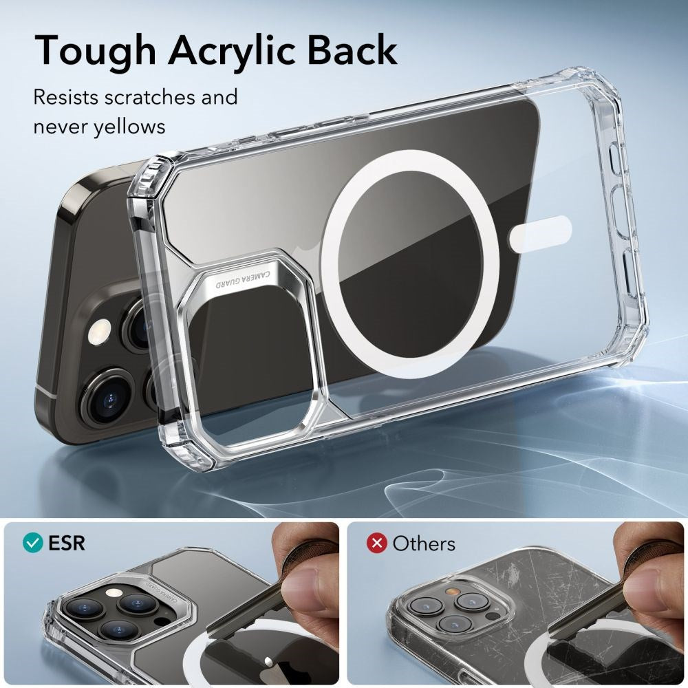 iPhone 15 Pro ESR Air Armor Halolock Bagside Cover - MagSafe Kompatibel - Gennemsigtig