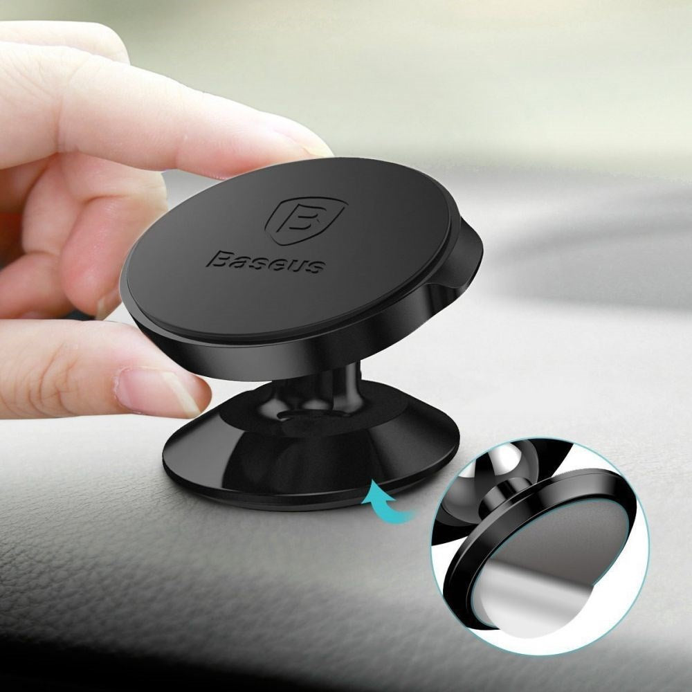 Baseus Small Dashboard Car Mount - Magnetisk Mobilholder - Sort