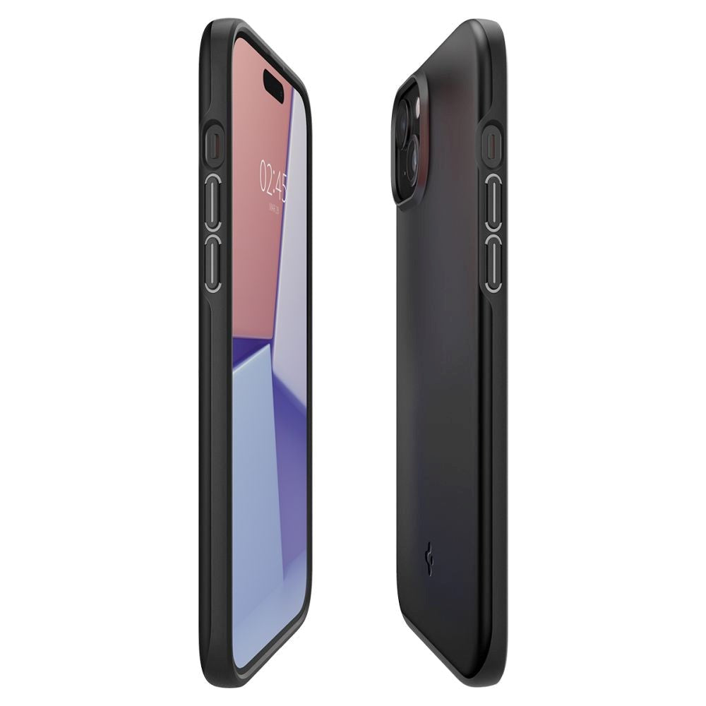 iPhone 15 Spigen Thin Fit Case - Sort