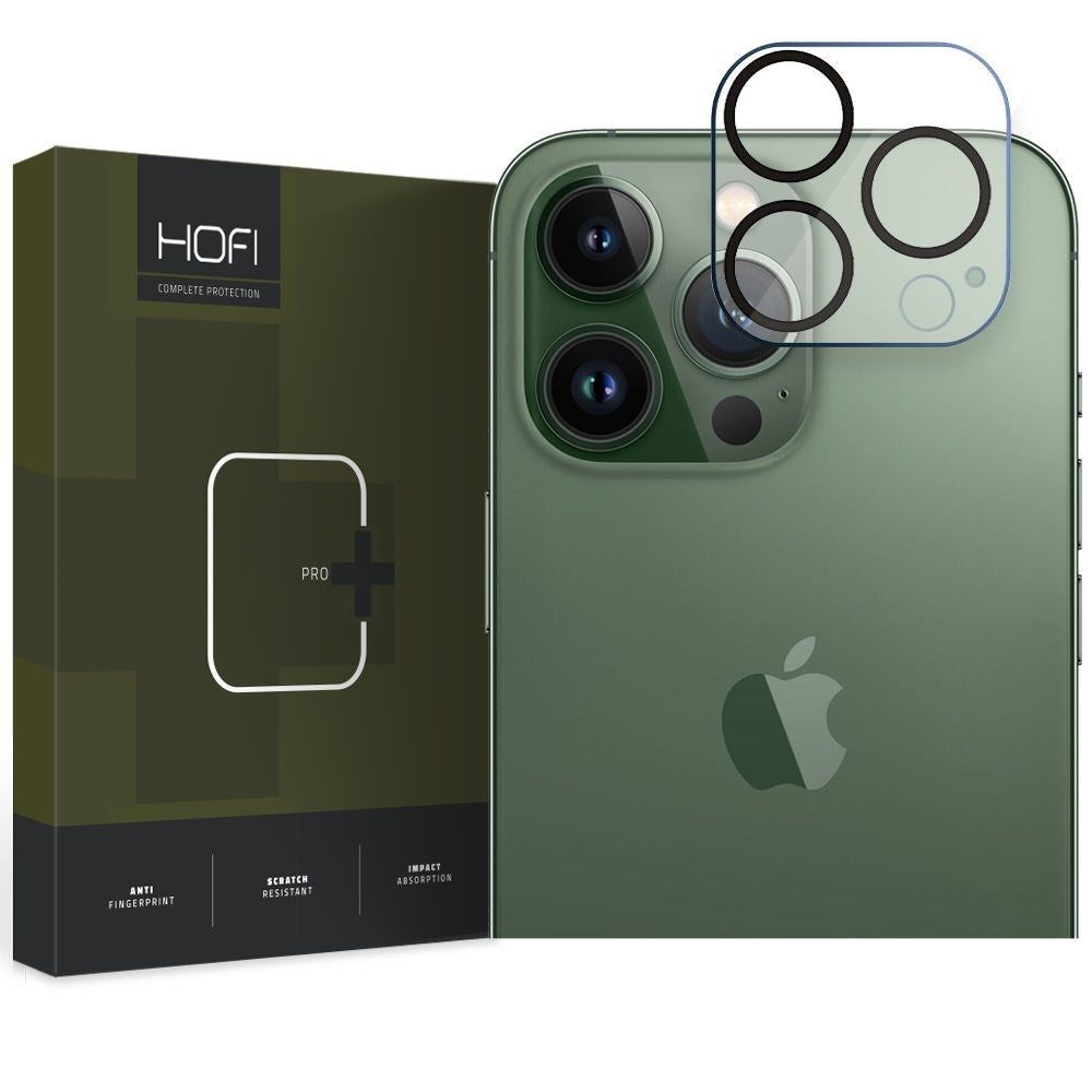 iPhone 14 Pro / 14 Pro Max Hofi Cam Pro+ Beskyttelsesglas til Kameralinse - Sort / Gennemsigtig