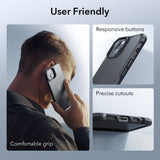 iPhone 14 Plus Bagside Cover ESR Air Armor Clear Hard Case - Sort Gennemsigtig