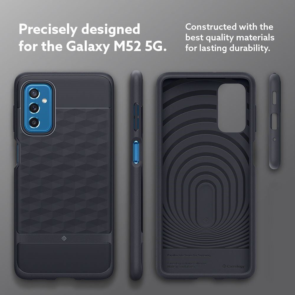 Samsung Galaxy M52 (5G) Caseology Parallax Bagside Cover - Navy