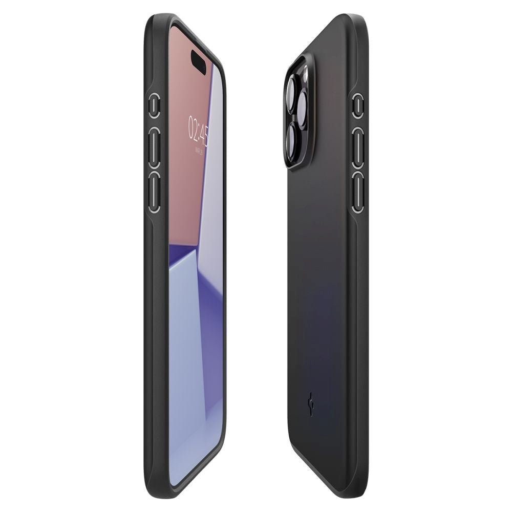 iPhone 15 Pro Spigen Thin Fit Case - Sort