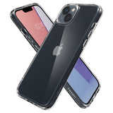 iPhone 14 Spigen Ultra Hybrid Bagside Cover - Gennemsigtig