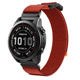 Universal Garmin 22mm QuickFit Tech-Protect Scout Rem i Stof - Orange