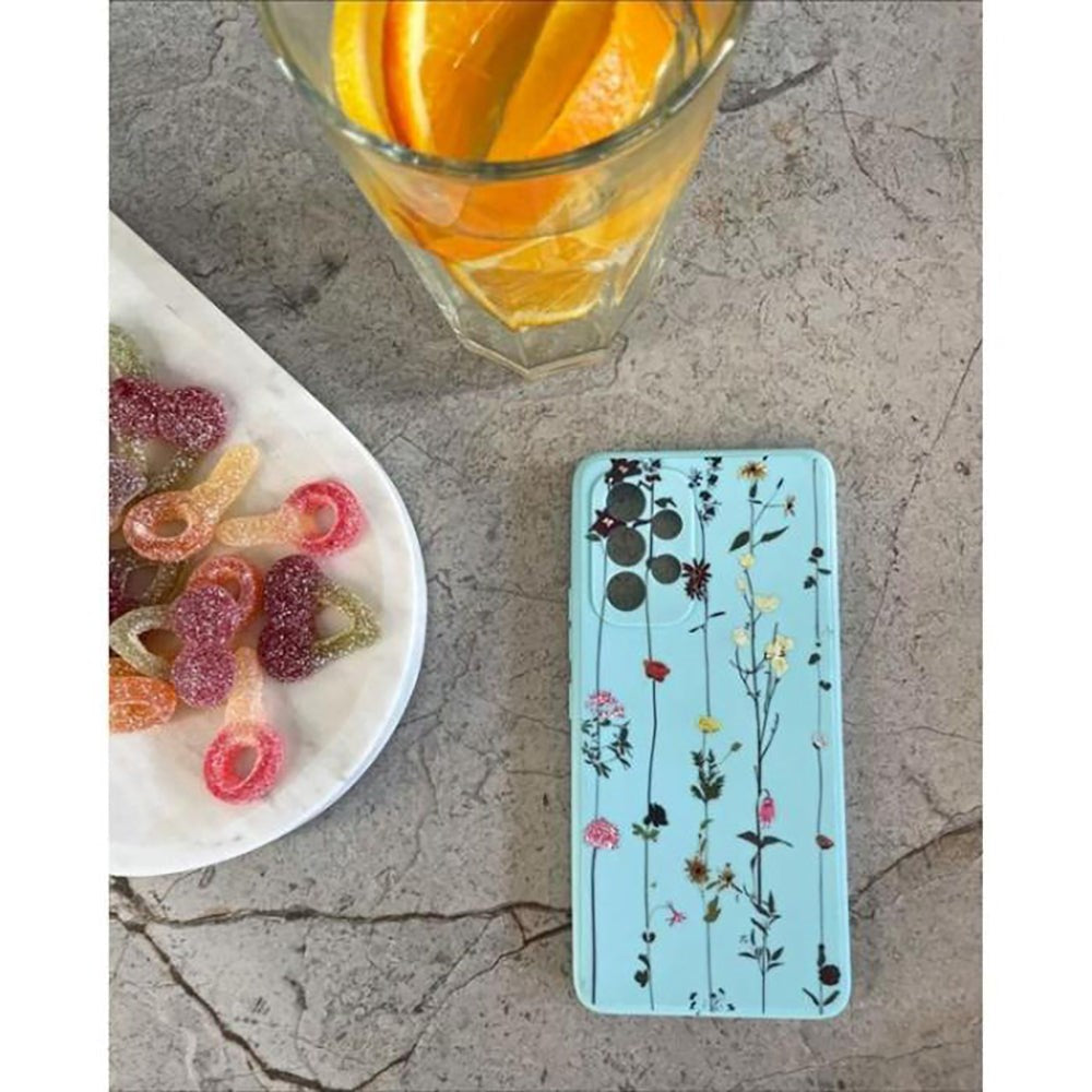 Samsung Galaxy A54 (5G) Tech-Protect Fleksibelt Plastik Bagside Cover - Garden Blue