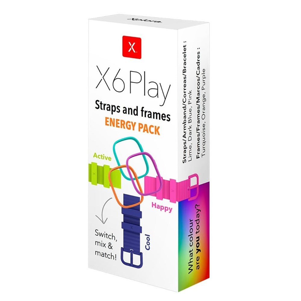 Xplora X6play Energy Pack m. 3 x Covers & Remme - Multi