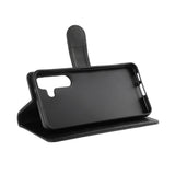Samsung Galaxy S24 Classic Wallet Flip Cover m. Kortholder & Stander - Sort
