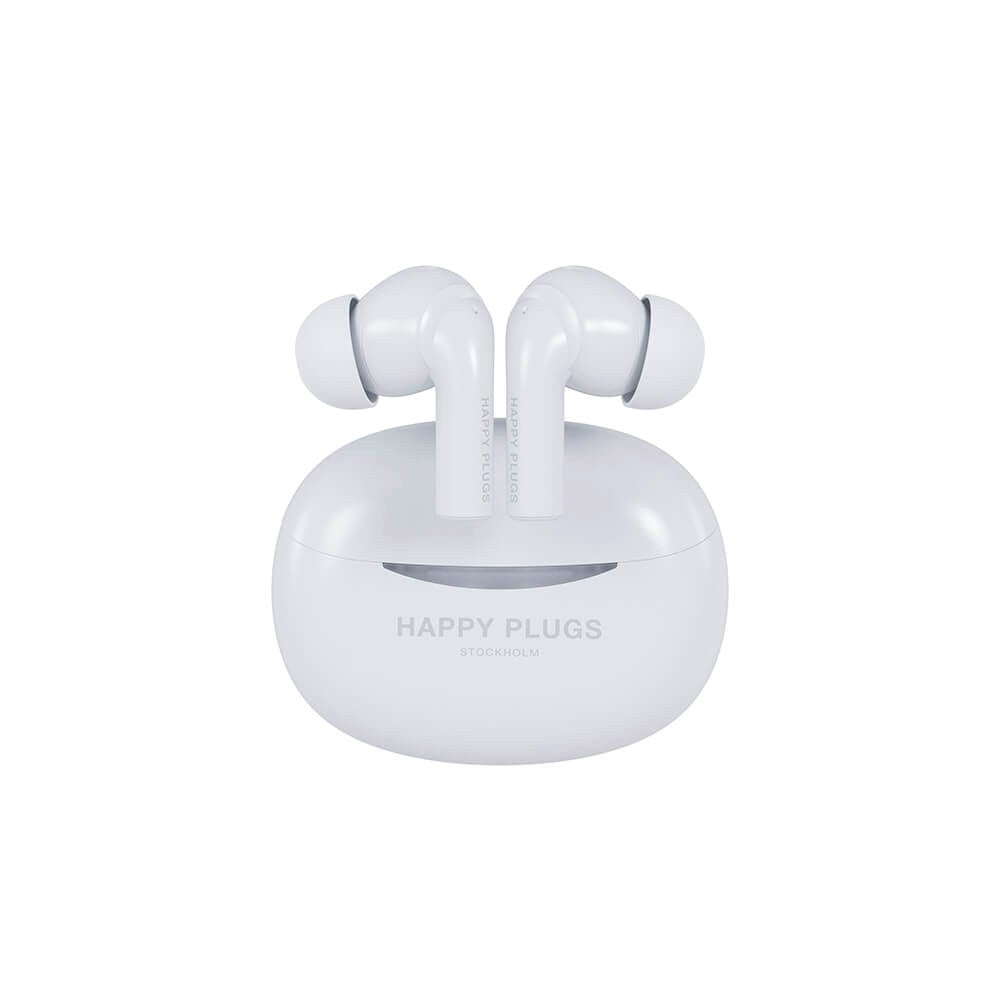 Happy Plugs - Joy Pro In-Ear Høretelefoner m. Støjreduktion - Hvid