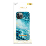 iPhone 13 Mini Onsala Fashion Collection Cover - Magnetisk - Blue Sea Marble
