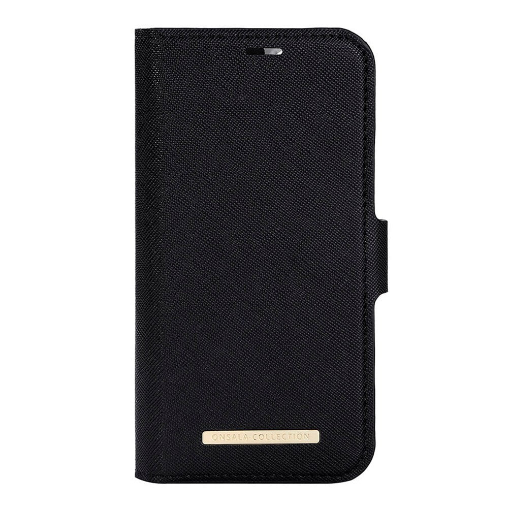 GEAR iPhone 14 / 13 ONSALA Fashion Collection Wallet Flip Cover m. Magnet - Midnight Black