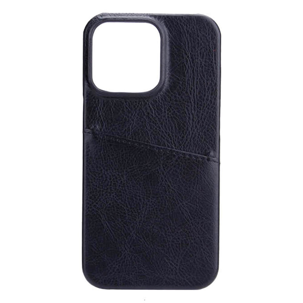 GEAR iPhone 13 Pro Onsala Collection Læder Bagside Cover m. Kortlomme - Sort