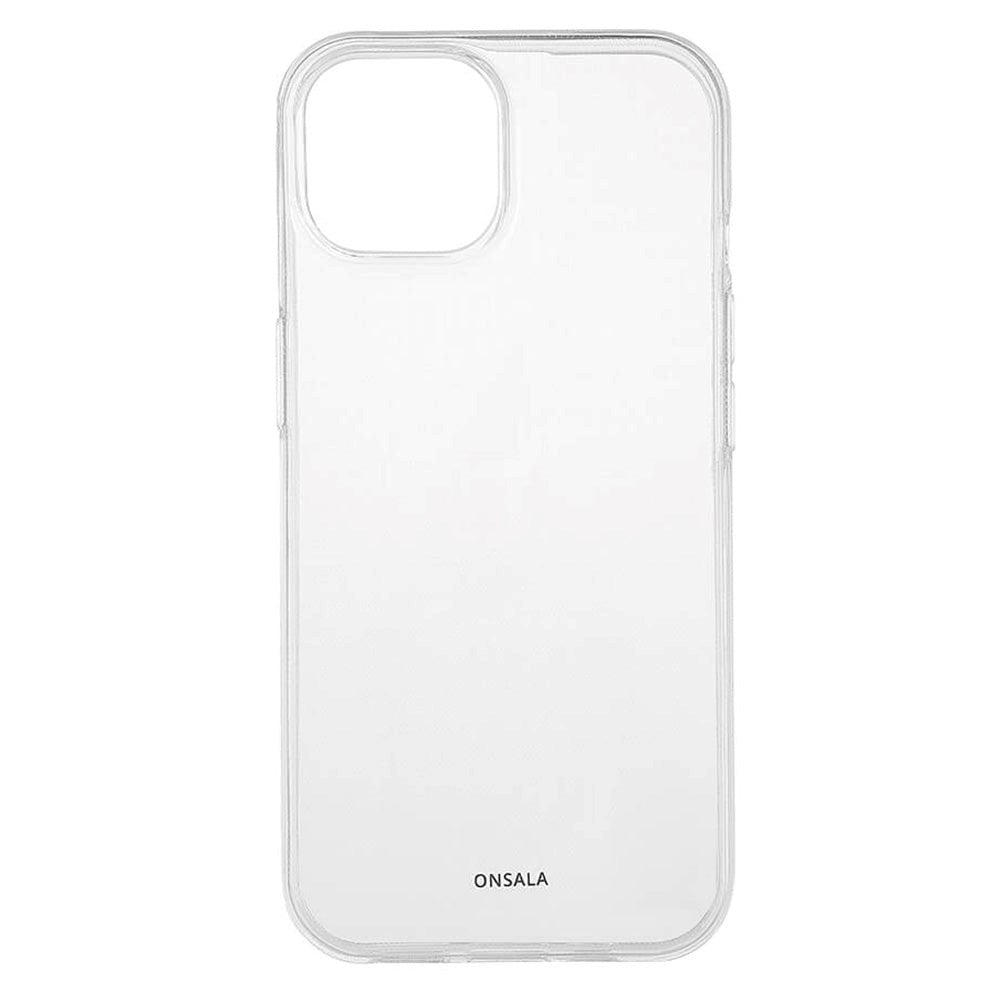 iPhone 15 GEAR Onsala 100% Genanvendt Plastik Bagside Cover - Gennemsigtig