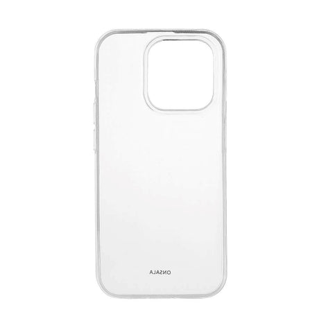 iPhone 15 Pro GEAR Onsala 100% Genanvendt Plastik Bagside Cover - Gennemsigtig