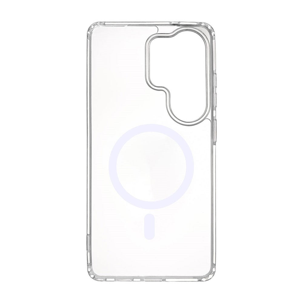 Onsala Samsung Galaxy S26 Ultra Hybrid Plast Bagside Cover - MagSafe Kompatibel - Gennemsigtig