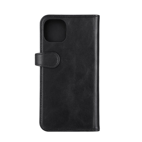 iPhone 14 Plus Gear Buffalo Wallet Ægte Læder Magnet Flip Cover m. Pung - Sort