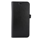 iPhone 15 Pro Max GEAR Buffalo 2-in-1 Wallet Ægte Læder Magnet Flip Cover m. Pung - Sort