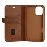 iPhone 16 Plus GEAR Buffalo 2-in-1 Wallet Ægte Læder Magnet Flip Cover m. Pung - MagSafe Kompatibel - Brun