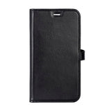 Buffalo iPhone 17 Pro Ægte Læder Flip Cover - Sort
