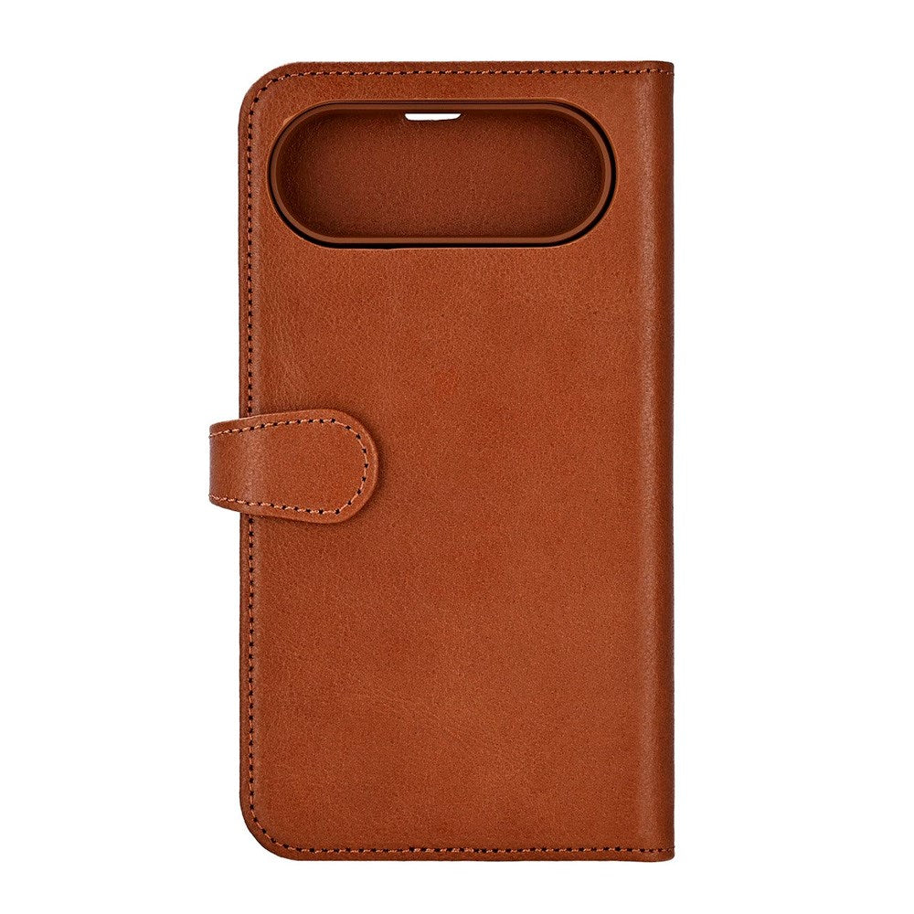 Buffalo iPhone Air Ægte Læder Flip Cover - Brun