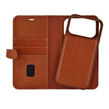 Buffalo iPhone 17 Pro Max Ægte Læder Flip Cover - Brun