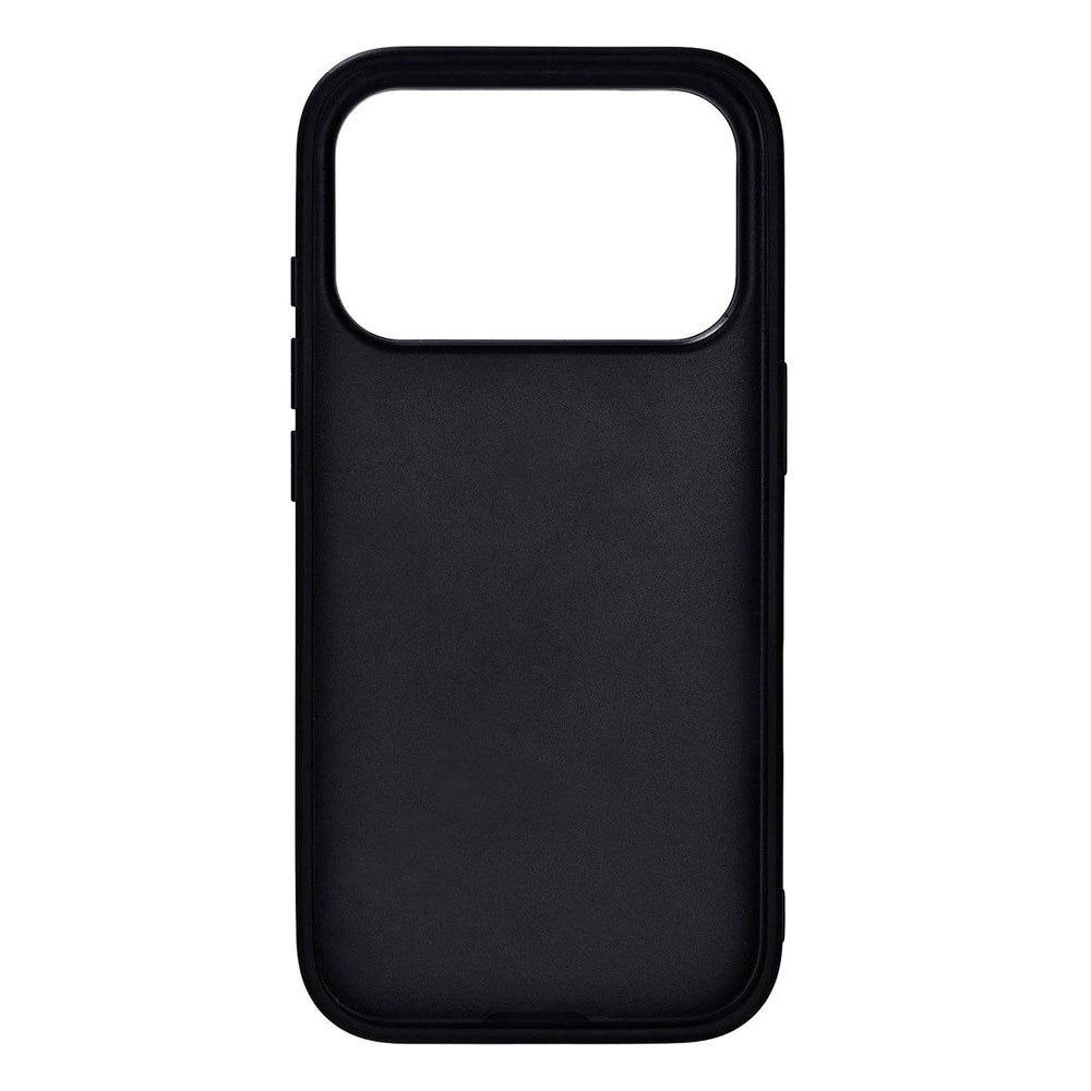 Buffalo iPhone 17 Pro Ægte Læder Cover - MagSafe Kompatibel - Sort