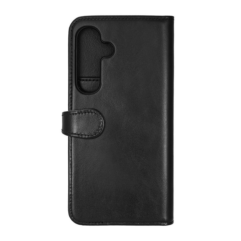 Buffalo Samsung Galaxy S26+ (Plus) 2-i-1 Flip Cover - Ægte Læder - MagSafe Kompatibel - Sort