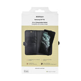 Buffalo Samsung Galaxy A37 2-i-1 Flip Cover - Ægte Læder - Sort