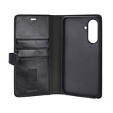 Buffalo Samsung Galaxy A37 2-i-1 Flip Cover - Ægte Læder - Sort