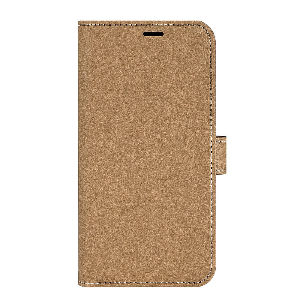 iPhone 13 GEAR Onsala Eco Flip Cover med Pung - Nedbrydeligt - Sand