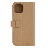 iPhone 13 GEAR Onsala Eco Flip Cover med Pung - Nedbrydeligt - Sand