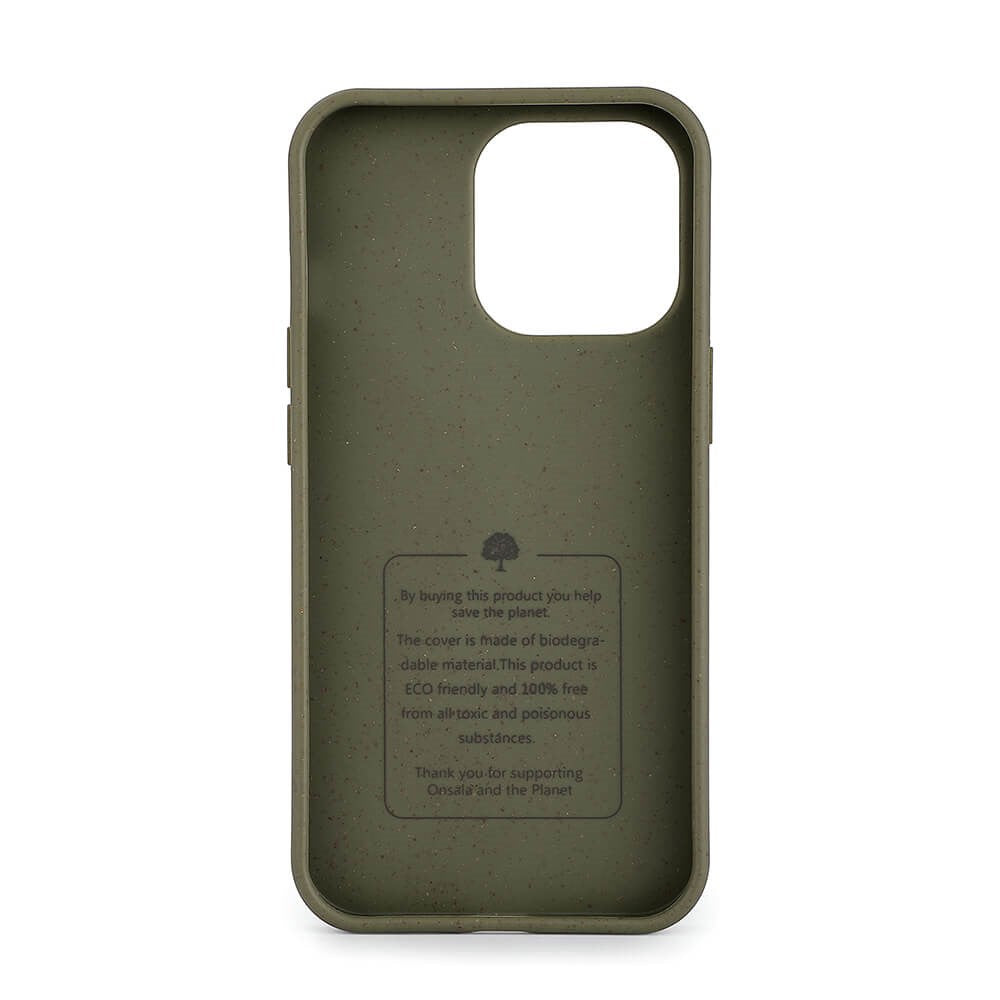 iPhone 13 Pro GEAR Onsala Eco Cover - Miljøvenligt Bagside Cover - Grøn