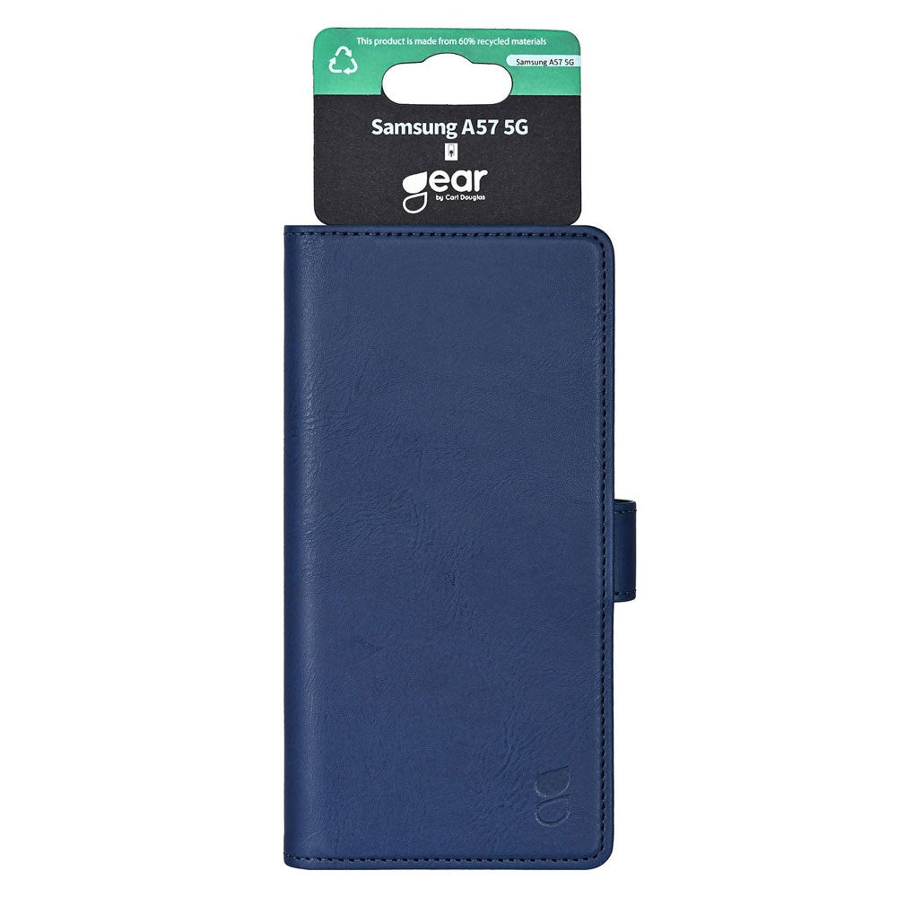 GEAR Samsung Galaxy A57 Kunstlæder Flip Cover m. Kortholder & Ståfunktion - Blå
