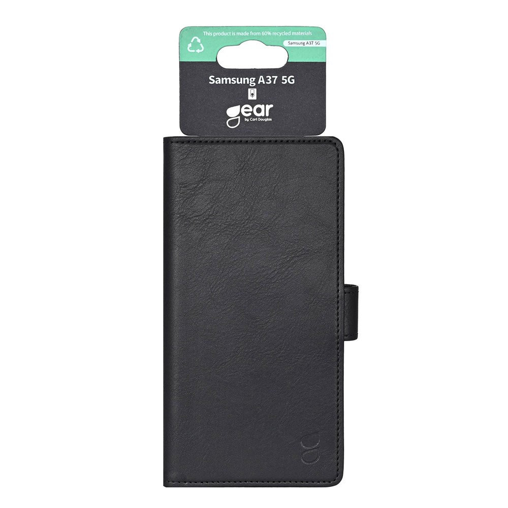 GEAR Samsung Galaxy A37 Kunstlæder Flip Cover m. Kortholder & Ståfunktion - Sort