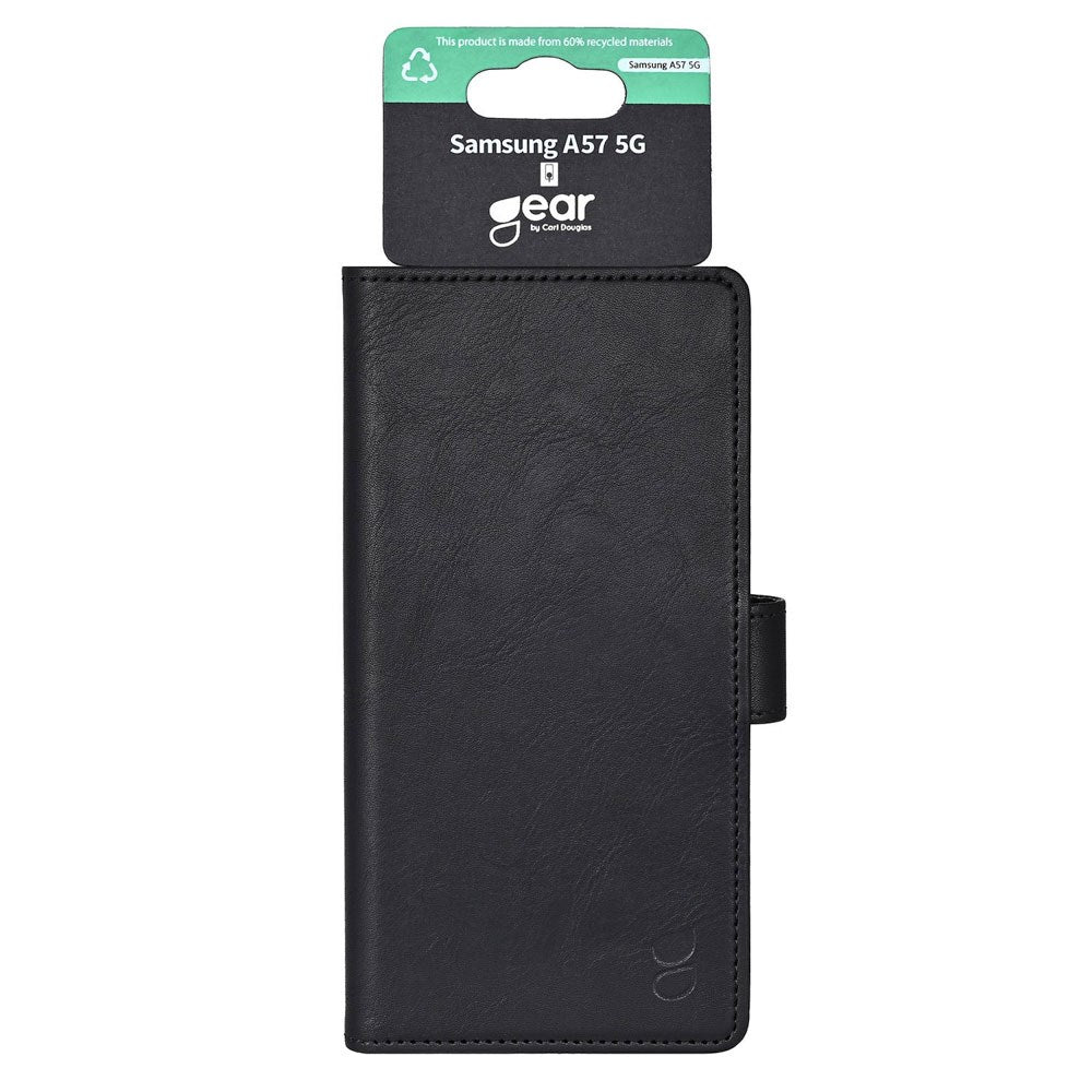 GEAR Samsung Galaxy A57 Kunstlæder Flip Cover m. Kortholder & Ståfunktion - Sort